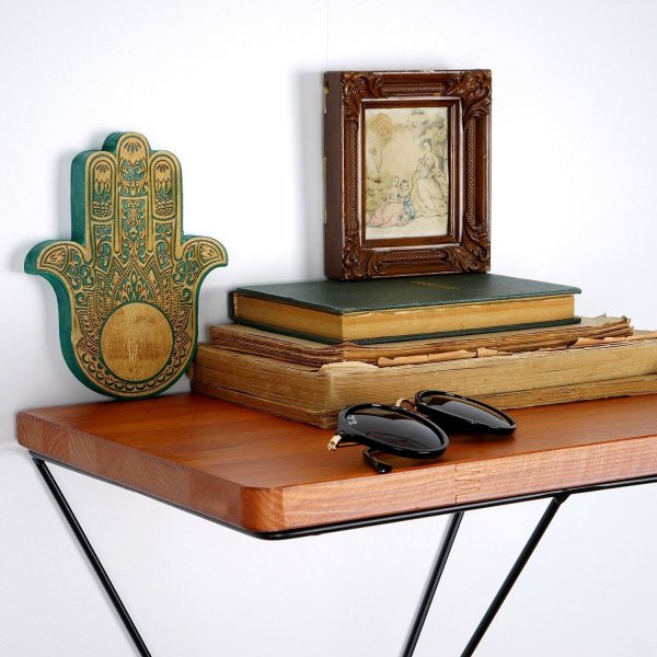 Walter wandplank 37 - Walnoot/zwart