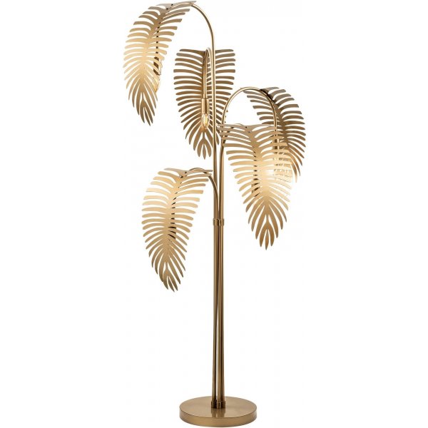 Palm golvlampa - Guld
