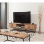 Quantum Silva mediabnk 180 cm - Furu/svart