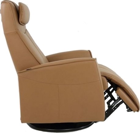 Fauteuil inclinable Hjellegjerde Loft (Fonction électrique) - Cuir plein marron Fauteuil inclinable Hjellegjerde Loft (Fonction électrique) - Cuir plein marron