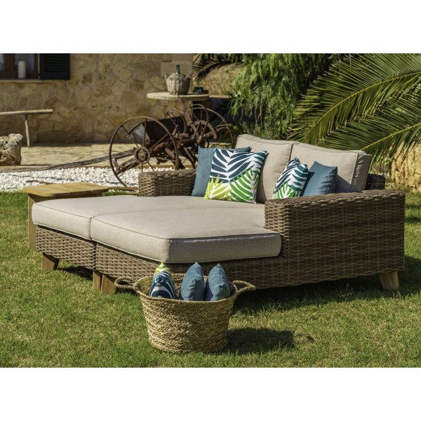 Bahamas lounge groep 3 - Beige/teak Bahamas lounge groep 3 - Beige/teak