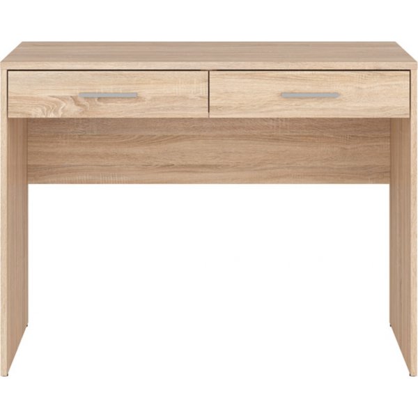 Nepo Plus skrivbord med 2 lådor 100 x 59 cm - Ljus ek Nepo Plus skrivbord med 2 lådor 100 x 59 cm - Ljus ek