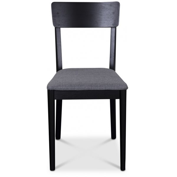 Linnea matstol - Svart (Betsad ek) / Grå Linnea matstol - Svart (Betsad ek) / Grå