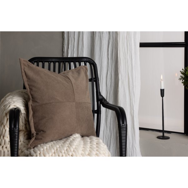 Lykke kuddfodral 50 x 50 cm - Brun