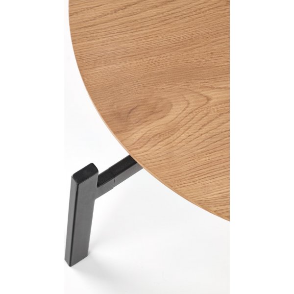 Table basse Attling 120 x 65 cm - Chne/noir