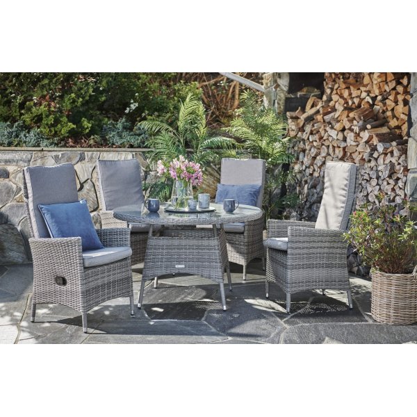 Rosario matbord Ø 120 cm - Ljusgrå Rosario matbord Ø 120 cm - Ljusgrå