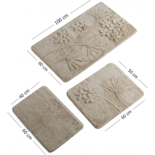 Orkide badrumsmatta - Beige Orkide badrumsmatta - Beige