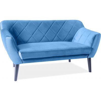 Karo 2-sits soffa - Blå sammet