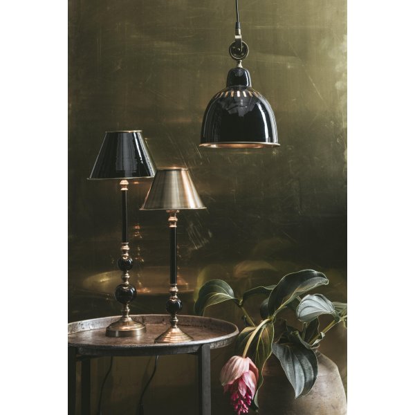 Abbey lampfot - Svart/mässing - 50 cm Abbey lampfot - Svart/mässing - 50 cm