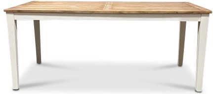 Viola matbord 180x90 cm med vintage bordsskiva och vita ben + Fläckborttagare för möbler Viola matbord 180x90 cm med vintage bordsskiva och vita ben + Fläckborttagare för möbler