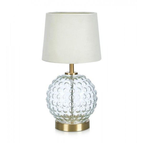 Bubbles Bordslampa - Mssing/Klar/Vit