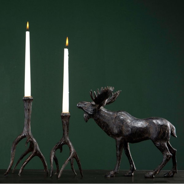 Dekoration Älg - Svart/brun Dekoration Älg - Svart/brun