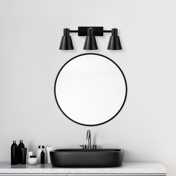 Gunnel wandlamp 13094 - Zwart/antiek