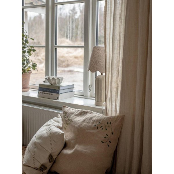 Lampe de table Haley / Beige - 50 cm