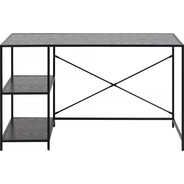 Seaford skrivbord 130 cm - Svart