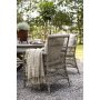 Utegrupp 6 stolar och matbord 200 x 100 cm rotting - Hampton/Provence