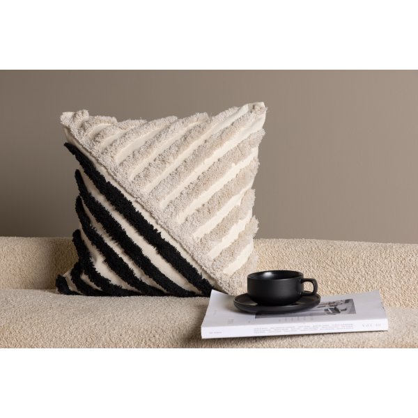 Zara kuddfodral 45 x 45 cm - Svart/vit Zara kuddfodral 45 x 45 cm - Svart/vit