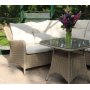Denver hrngrupp i konstrotting 4 sittplatser - Natur + Textilskydd fr mbler