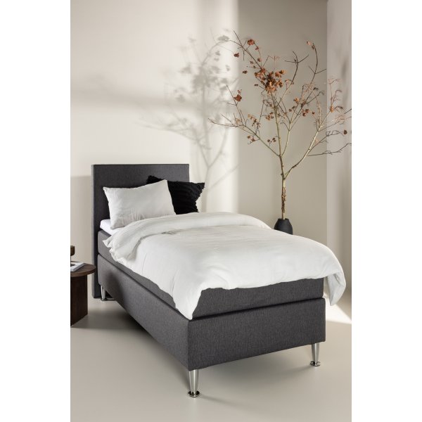 Toledo bed 90 x 200 cm - Donkergrijs