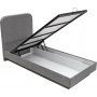 Lody enkelsng med frvaring 90 x 200 cm - Gr