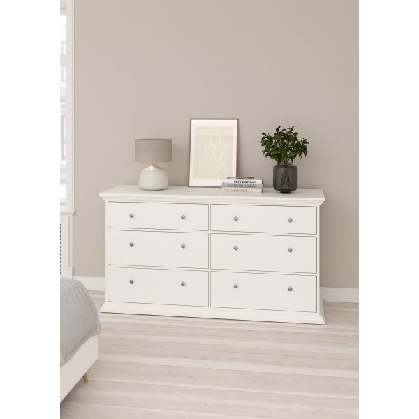 North Dubbelbyrå med 6 lådor North Dubbelbyrå med 6 lådor