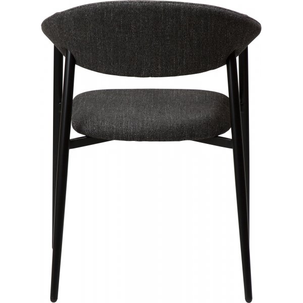 Rover karmstol - Svart boucl