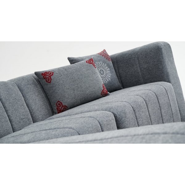 Beyza divansoffa vänster - Grå Beyza divansoffa vänster - Grå