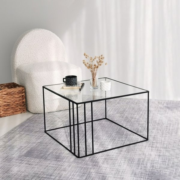 Table basse Outline 55 x 55 cm - Noir Table basse Outline 55 x 55 cm - Noir