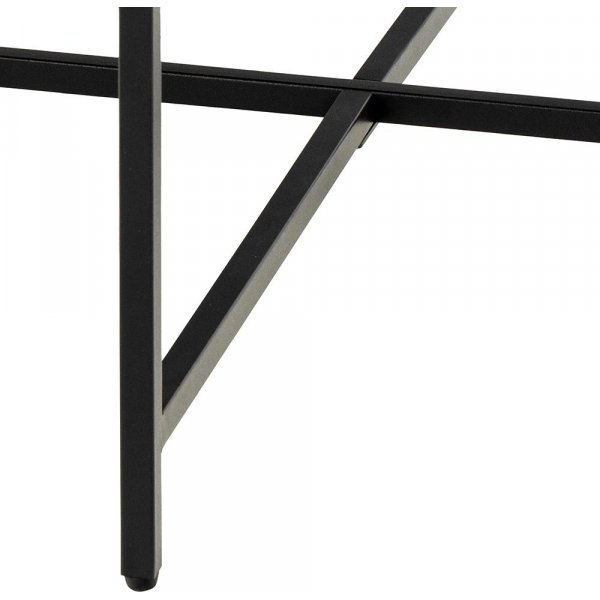 Lamoine soffbord Ø70 cm - Svart marmor-look Lamoine soffbord Ø70 cm - Svart marmor-look