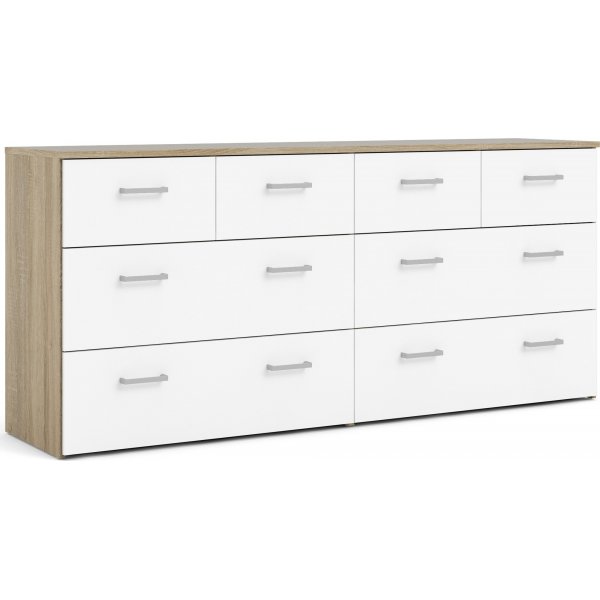 Space byr med 8 ldor - Ek/vit
