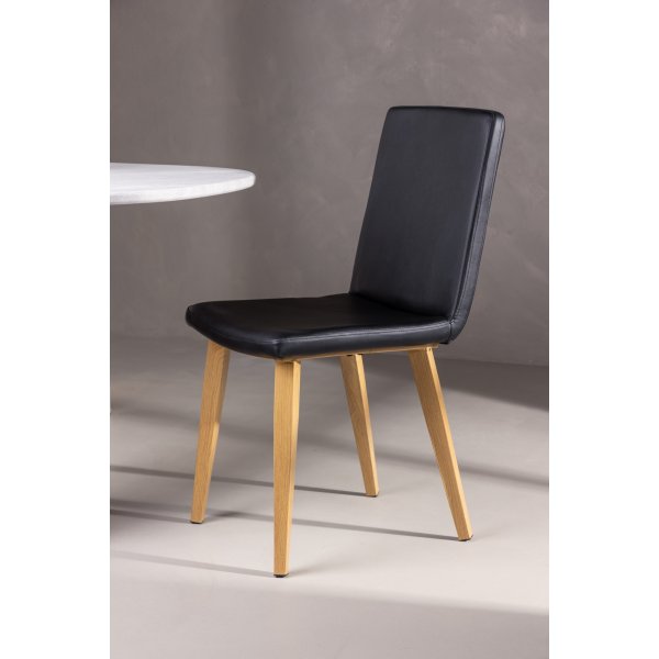 Chaise de salle à manger Today - PU noir Chaise de salle à manger Today - PU noir