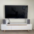 Kundbild Duno TV-b�nk 180 cm - Vit/valn�t