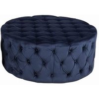 Chesterfield New York sittpuff 100 cm - Blå Sammet Chesterfield New York sittpuff 100 cm - Blå Sammet