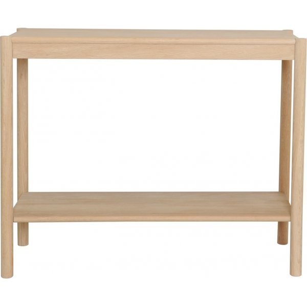 Circus consoletafel 100 x 35 cm - Wit gepigmenteerd eikenhout