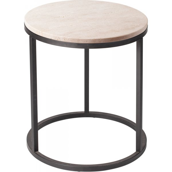 Plateau de table en travertin - 50 cm