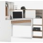 Function Plus skrivbord 138,4 x 101,6 x 141,1 cm - Vit/ek