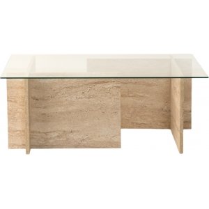 Table basse Escape H : 40 cm - Travertin