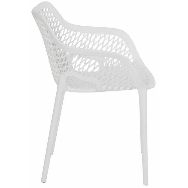 Sommarvik matgrupp bord och stapelbara stolar - Vit Sommarvik matgrupp bord och stapelbara stolar - Vit