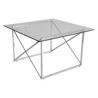 Cross soffbord 75x75cm - Krom Cross soffbord 75x75cm - Krom