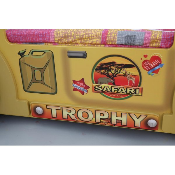 Jeep safari barnsäng - Gul Jeep safari barnsäng - Gul