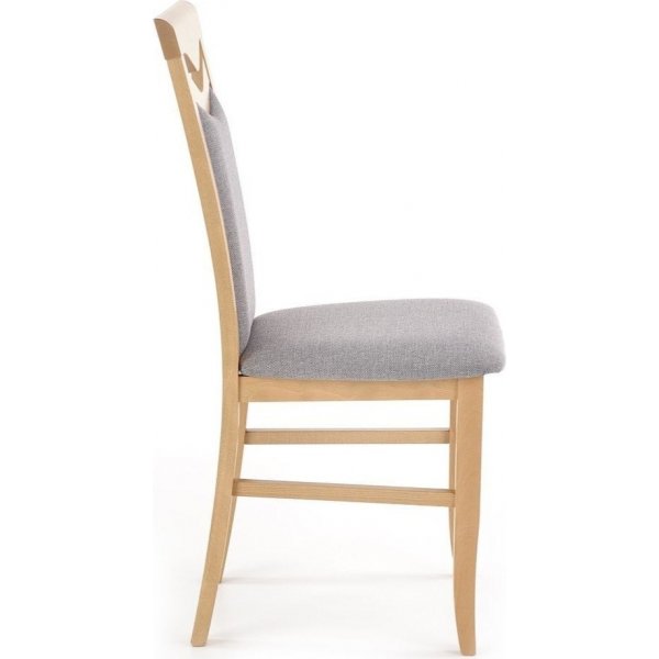 Chaise de salle à manger Mélanie - Chêne/gris Chaise de salle à manger Mélanie - Chêne/gris