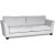 Arild 2,5-sits soffa - Offwhite linne