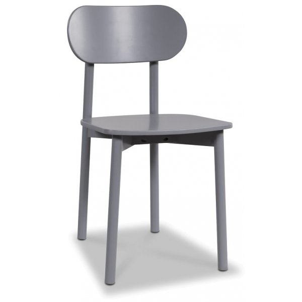 Rosvik matgrupp grtt runt bord med 4 st Gr Alvaro matstolar