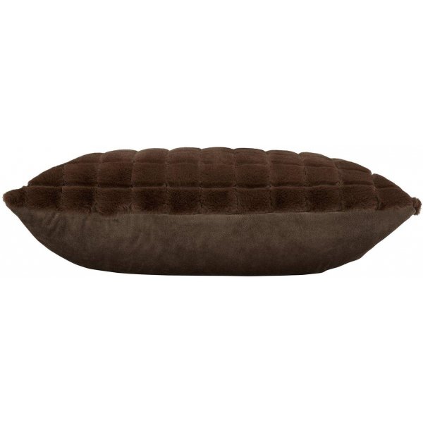 Luna kussenhoes 50 x 50 cm - Donkere nougat