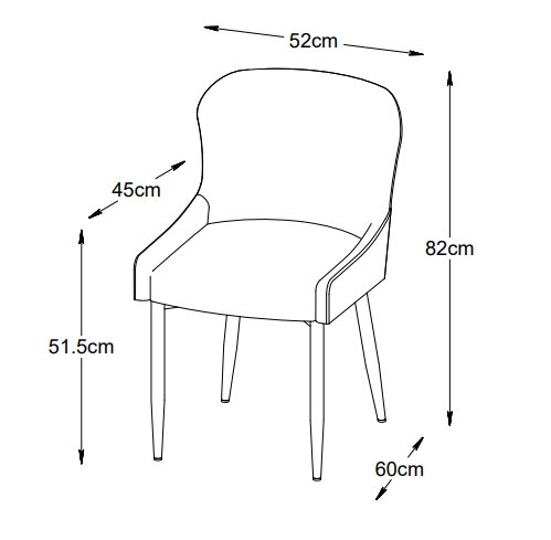 Chaise de salle à manger Boss en tissu bouclé gris foncé Chaise de salle à manger Boss en tissu bouclé gris foncé