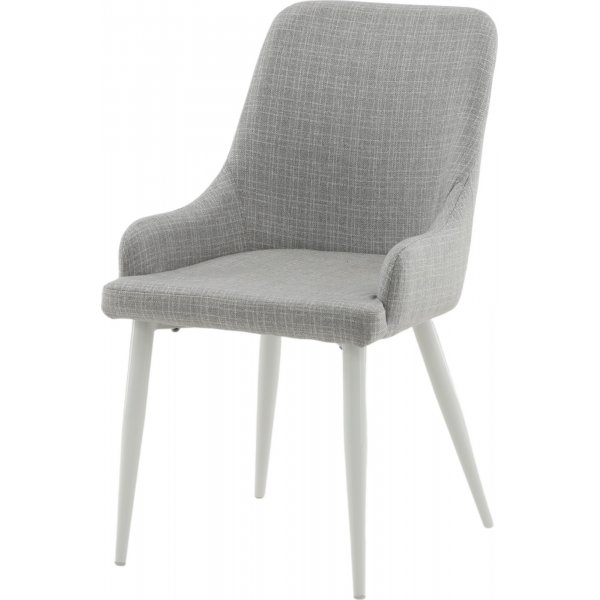 Chaise de salle à manger Paradis - Gris clair/blanc Chaise de salle à manger Paradis - Gris clair/blanc