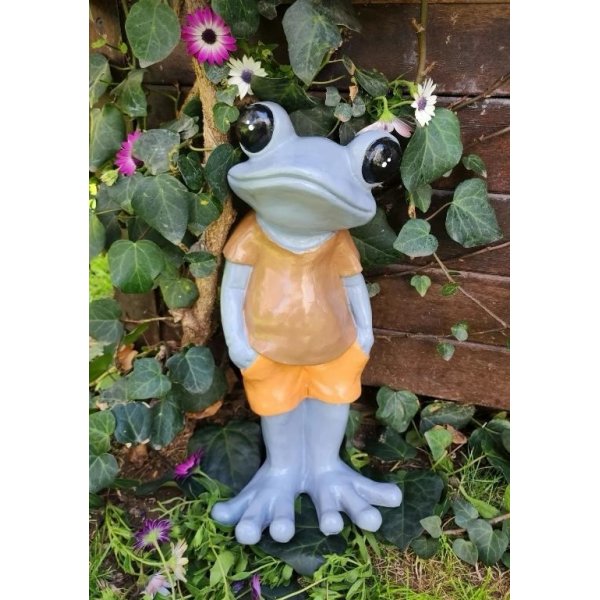 Kurbaga tuindecoratie - Veelkleurig