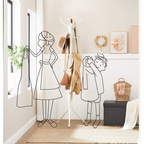 Cintre Ellinore - Blanc Cintre Ellinore - Blanc