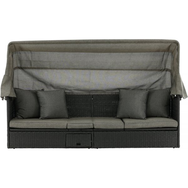 Nopy solsäng - Svart/Grå Nopy solsäng - Svart/Grå