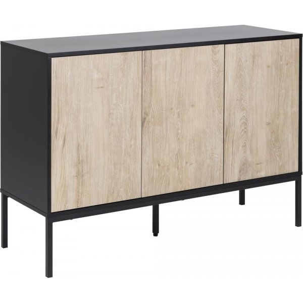 Seaford sknk 120 cm - Svart/vitpigmenterad ek
